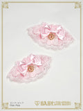 B50CF025 Satin Ribbon Cotton Lace Cuffs