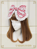 B50HA710 Kumya-chan's Fun Fun Gingham Parade Headbow