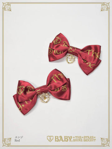 B50HA729 BABY Ribbon Sweet Diary Ribbon Clip