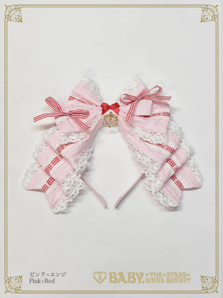 B50HA909 Lovely Hearty♡Fairy-tale Headbow