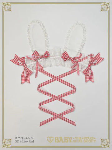 B50HA910 Lovely Hearty♡Fairy-tale Bunny Ear Headdress