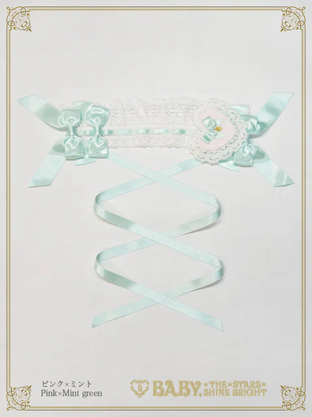 B50HA918 Ribbon Ribbon♡Wrapping Heart Headdress