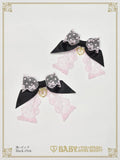 B50HA942 Ruban♡Crème à la Vanille Ribbon Clip