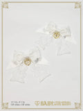 B50HA942 Ruban♡Crème à la Vanille Ribbon Clip