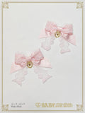 B50HA942 Ruban♡Crème à la Vanille Ribbon Clip