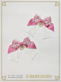 B50HA942 Ruban♡Crème à la Vanille Ribbon Clip