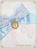 B50HA942 Ruban♡Crème à la Vanille Ribbon Clip