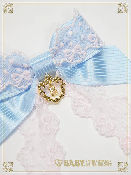B50HA942 Ruban♡Crème à la Vanille Ribbon Clip