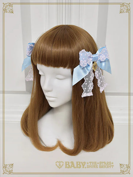 B50HA942 Ruban♡Crème à la Vanille Ribbon Clip
