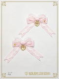 B50HA954 Crème Chantilly Princess Ribbon Clips
