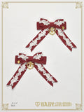 B50HA954 Crème Chantilly Princess Ribbon Clips
