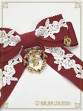 B50HA954 Crème Chantilly Princess Ribbon Clips
