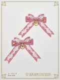 B50HA954 Crème Chantilly Princess Ribbon Clips