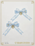 B50HA954 Crème Chantilly Princess Ribbon Clips