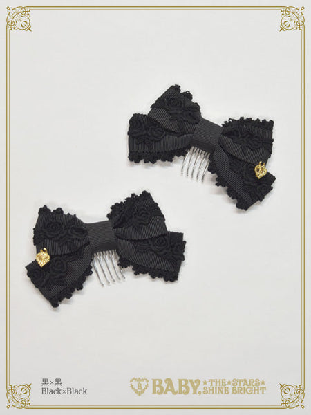 B50HA955 Crème Chantilly Princess Ribbon Comb