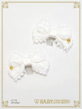 B50HA955 Crème Chantilly Princess Ribbon Comb