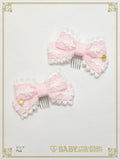 B50HA955 Crème Chantilly Princess Ribbon Comb