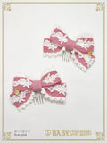 B50HA955 Crème Chantilly Princess Ribbon Comb