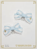B50HA955 Crème Chantilly Princess Ribbon Comb