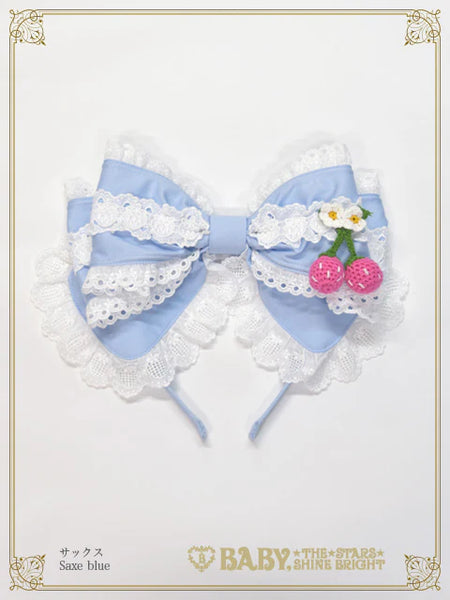 B50HA959 Swinging Strawberry's Happy Berry Present Headbow