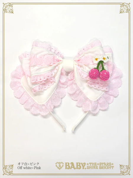 B50HA959 Swinging Strawberry's Happy Berry Present Headbow