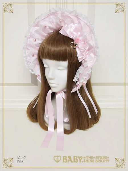 B50HA967 Sugar Little Rose Bonnet