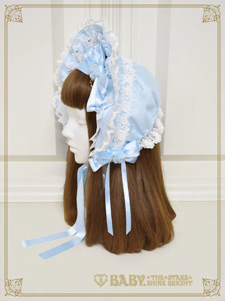 B50HA967 Sugar Little Rose Bonnet