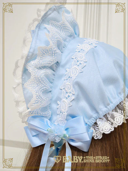 B50HA967 Sugar Little Rose Bonnet