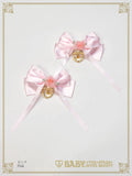 B50HA968 Sugar Little Rose Ribbon Clips