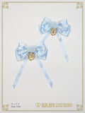 B50HA968 Sugar Little Rose Ribbon Clips