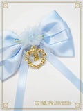 B50HA968 Sugar Little Rose Ribbon Clips