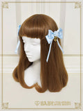 B50HA968 Sugar Little Rose Ribbon Clips