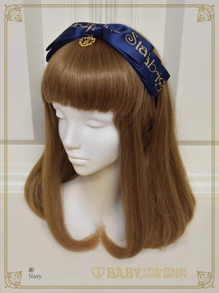 B50HA976 BABY Ribbon Sweet Diary Headbow