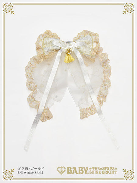 [PRE-ORDER] [BUILD-TO-ORDER] B50HC724 La Princesse Diadème Céleste Ribbon Barrette