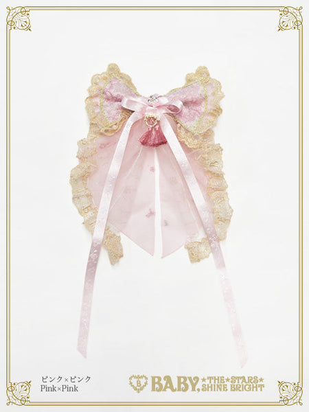 [PRE-ORDER] [BUILD-TO-ORDER] B50HC724 La Princesse Diadème Céleste Ribbon Barrette