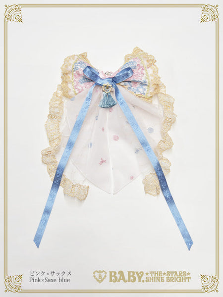 [PRE-ORDER] [BUILD-TO-ORDER] B50HC724 La Princesse Diadème Céleste Ribbon Barrette