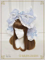 [PRE-ORDER] [BUILD-TO-ORDER] B50HC996 Etoile des Neiges Féerique Mini Veil Dress Headbow