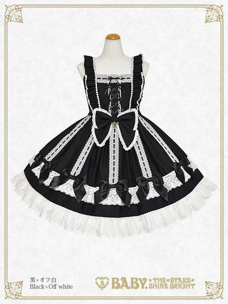 B50JS211 Ribbon Ribbon♡Wrapping Heart Jumperskirt