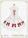 B50JS211 Ribbon Ribbon♡Wrapping Heart Jumperskirt