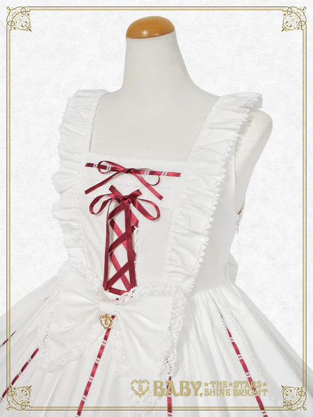 B50JS211 Ribbon Ribbon♡Wrapping Heart Jumperskirt