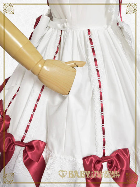 B50JS211 Ribbon Ribbon♡Wrapping Heart Jumperskirt