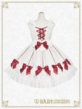 B50JS211 Ribbon Ribbon♡Wrapping Heart Jumperskirt