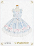B50JS211 Ribbon Ribbon♡Wrapping Heart Jumperskirt