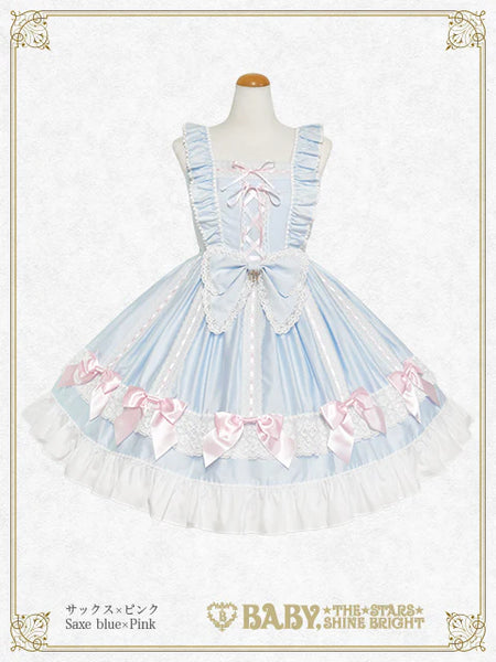 B50JS211 Ribbon Ribbon♡Wrapping Heart Jumperskirt
