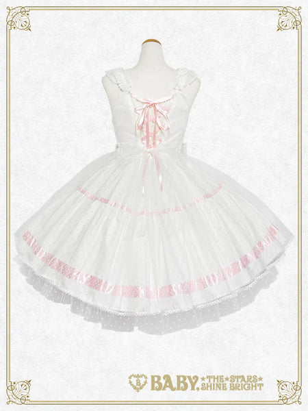 B50JS225 Little Kitten Lucy♡Dot Tulle Jumperskirt