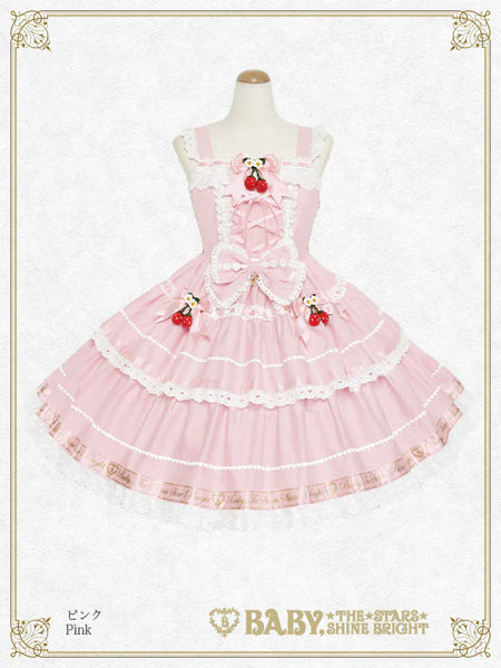 B50JS229 Swinging Strawberry's Happy Berry Present Jumperskirt