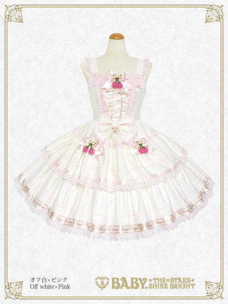 B50JS229 Swinging Strawberry's Happy Berry Present Jumperskirt