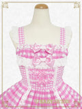 B50JS235 Kumya-chan's Fun Fun Gingham Parade Jumperskirt