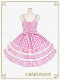 B50JS235 Kumya-chan's Fun Fun Gingham Parade Jumperskirt