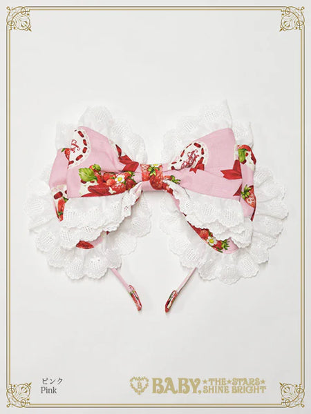 B50OH907 Love’s Strawberry Afternoon Tea Headbow
